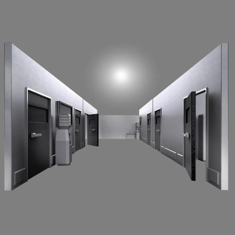 STEINEL RS Pro LED vlakke plafondlamp, 27cm 4000 K