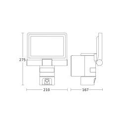 STEINEL XLED Cam 1 SC cameraspot handvrije