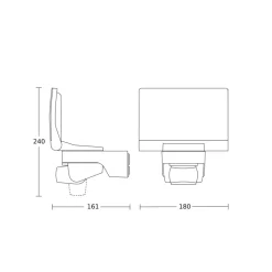 STEINEL XLED Home 2 XL S LED sensorspot wit