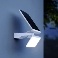 STEINEL XSolar L-S solar LED buitenwandlamp wit