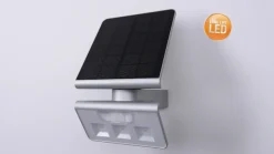 STEINEL XSolar L-S solar LED buitenwandlamp wit