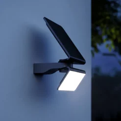 STEINEL XSolar L-S solar LED buitenwandlamp zilver