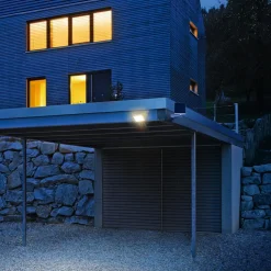 STEINEL XSolar L-S solar LED buitenwandlamp zilver