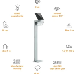 STEINEL XSolar Stand LED lamp op zonne-energie