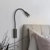 Sten LED wandlamp met gebarenbediening, zwart