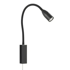 Sten LED wandlamp met gebarenbediening, zwart