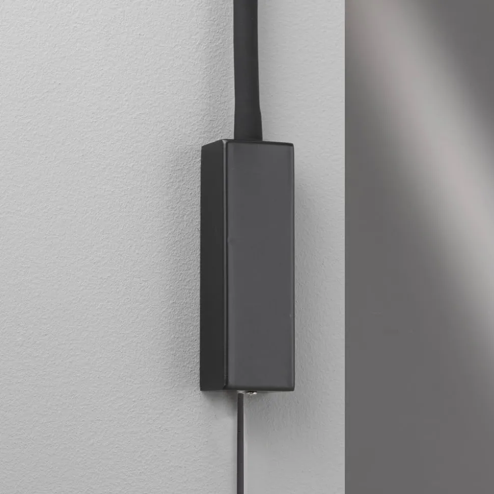 Sten LED wandlamp met gebarenbediening, zwart