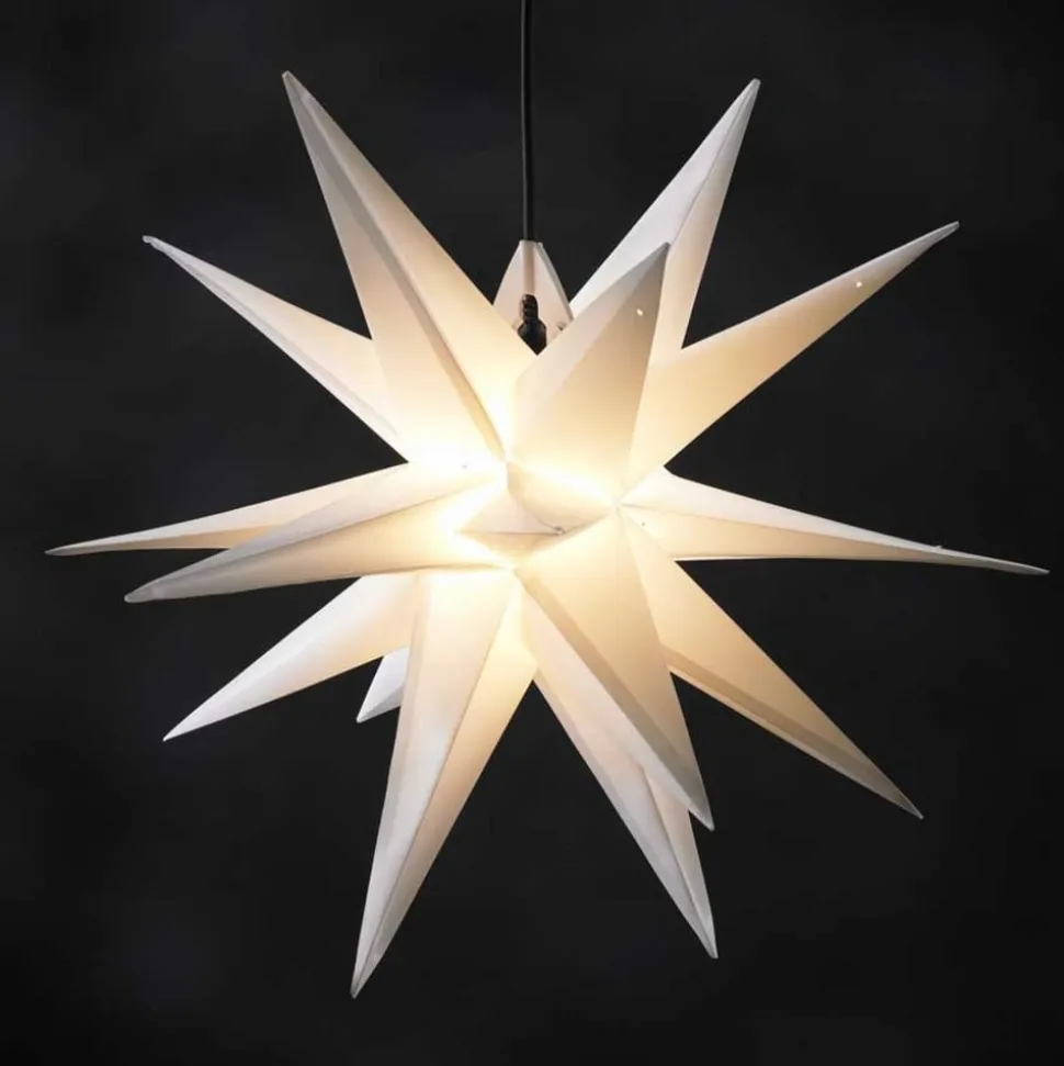 Ster Ganesha 28-puntig voor buiten in het wit