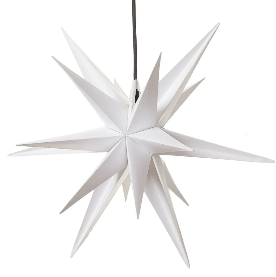 Ster Ganesha 28-puntig voor buiten in het wit