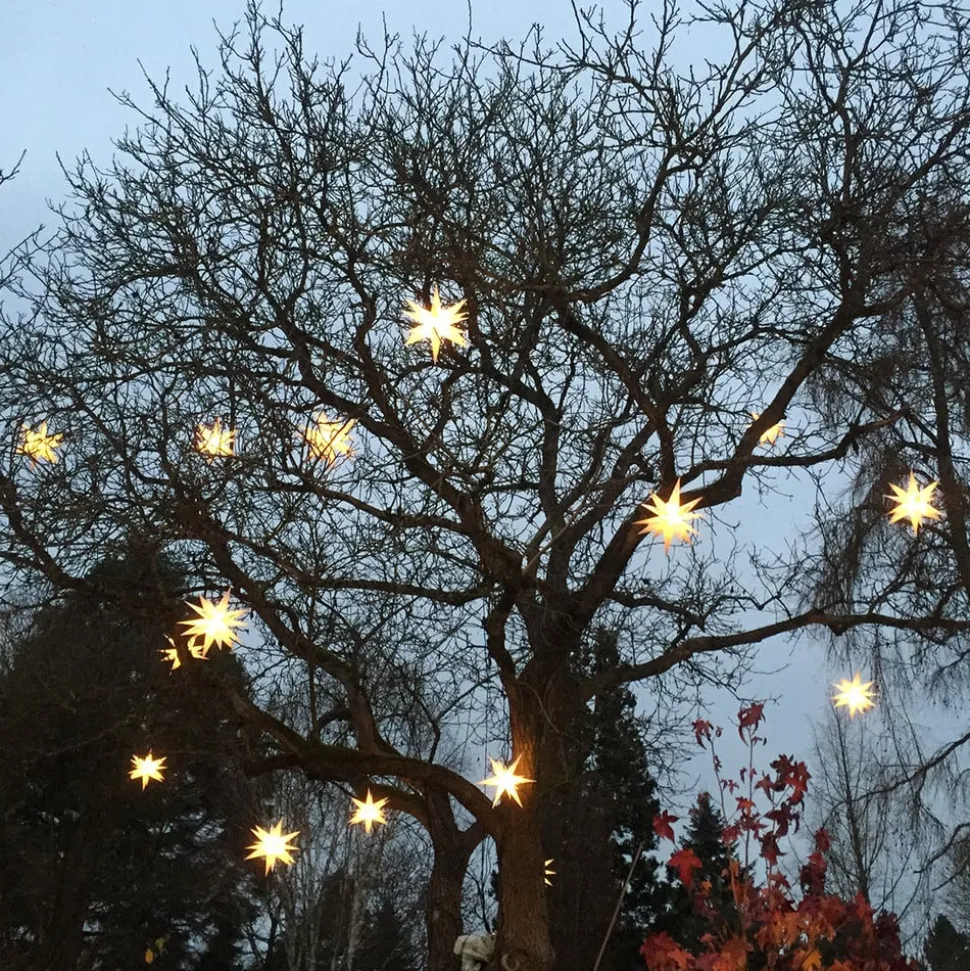 Ster Ganesha 28-puntig voor buiten in het wit