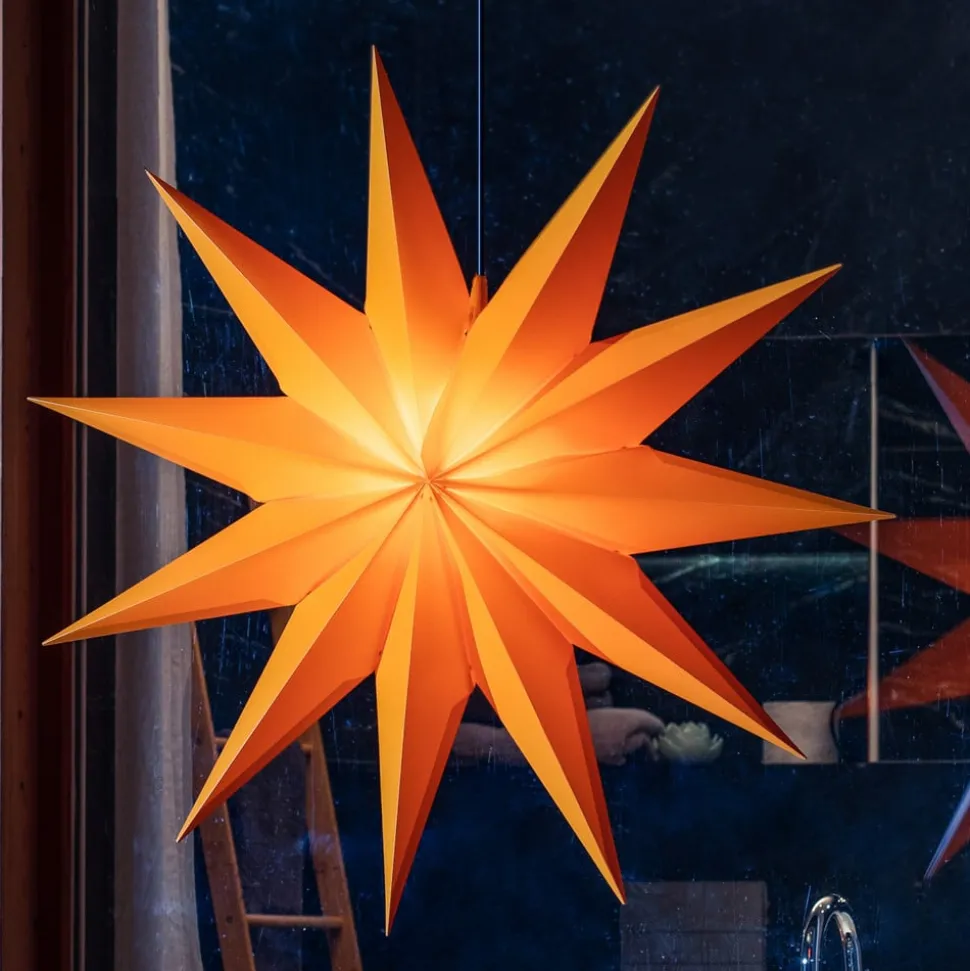 Ster Jumbo, buiten, 11-punten, Ø 100 cm, geel