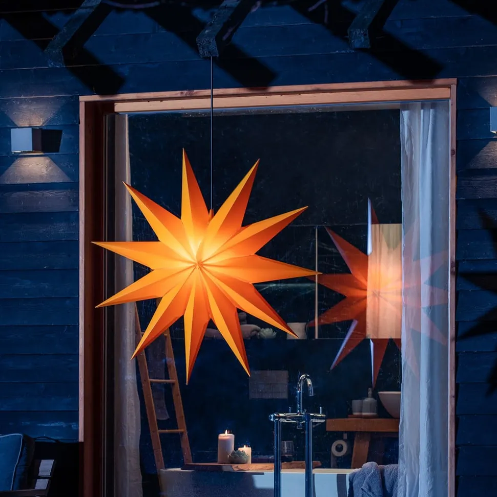 Ster Jumbo, buiten, 11-punten, Ø 100 cm, geel