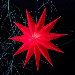 Ster Jumbo, buiten, 11-punten, Ø 100 cm, rood