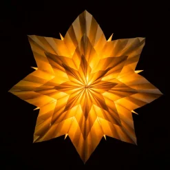 Sterntaler 2024 3D-papieren ster Ø 60 cm grijs