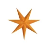 Sterntaler fluwelen papieren ster, Ø 75 cm oranje
