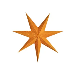 Sterntaler fluwelen papieren ster, Ø 75 cm oranje