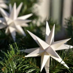 STERNTALER lichtketting ster, wit Ø 12 cm 18-tandig 3-lamps