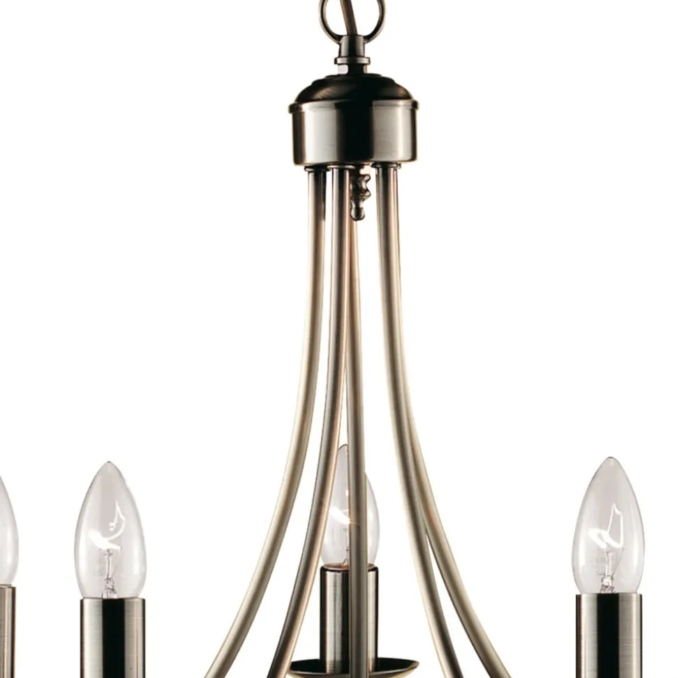 Stijlvolle kroonluchter MAYPOLE, 5-lichts