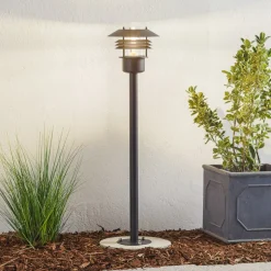 Stijlvolle padlamp Vejers, zwart