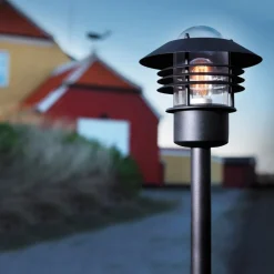 Stijlvolle padlamp Vejers, zwart