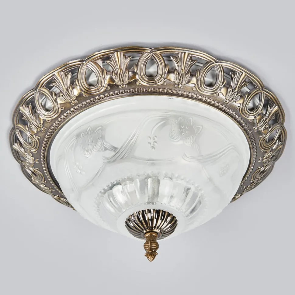 Stijlvolle plafondlamp TERESA met sierrand