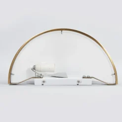 Stijlvolle wandlamp TALYA in oud-messingdecor