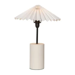 Stila tafellamp, wit, papier/hout, ster en kap