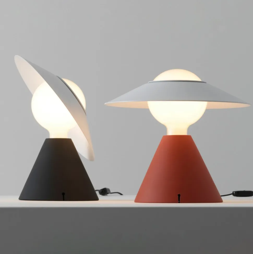 Stilnovo Fante LED tafellamp, 2.700 K, zwart