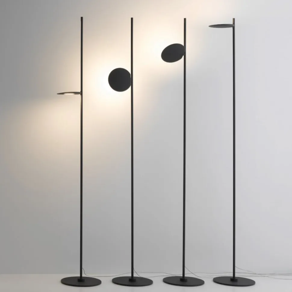 Stilnovo Kimia LED vloerlamp, zwart