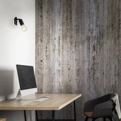 Stopcontactlamp Batita Retro, IP20, zwart