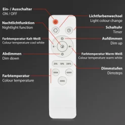 STYLE LED plafondlamp, afstandsbediening
