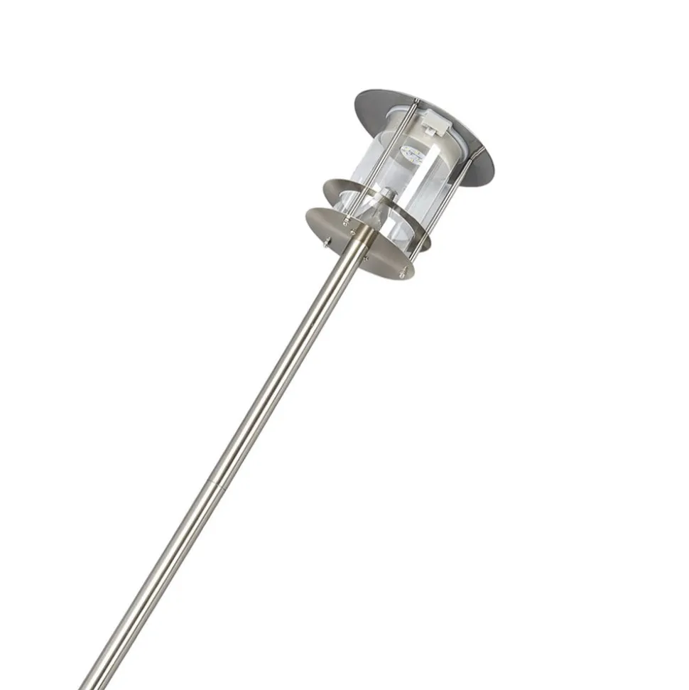 Sumaya - Roestvrijstalen LED lamp op zonne-energie