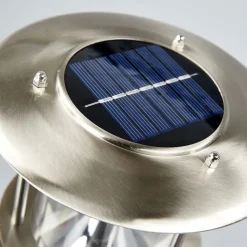 Sumaya - Roestvrijstalen LED lamp op zonne-energie