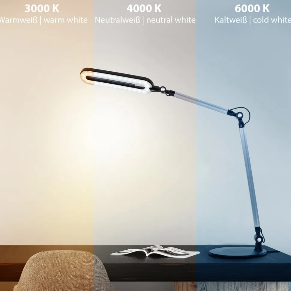 Swan LED tafellamp, CCT, dimbaar