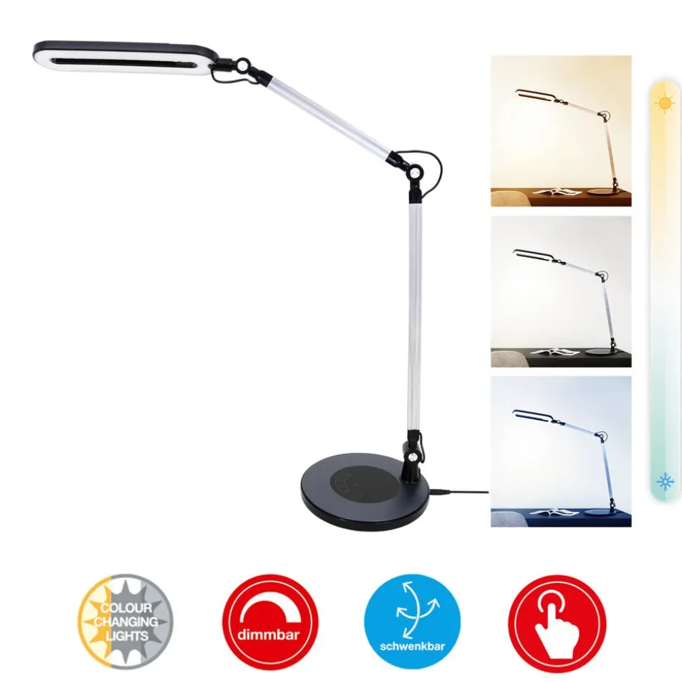 Swan LED tafellamp, CCT, dimbaar