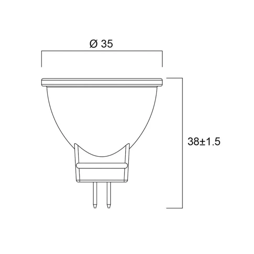 Sylvania LED reflectorlamp GU4 MR11 4W 4.000K 36° 345lm