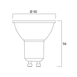 Sylvania LED reflectorlamp GU10 5W 6.500K dimbaar 36° 550 lm