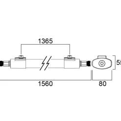 Sylvania Start eco Batten vochtbestendig IP65 840 42W