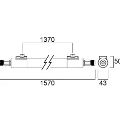 Sylvania Start eco Batten vochtbestendig IP65 840 23W