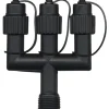 System 24 - led-E connector met 3 aansluitingen