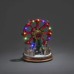 Tafeldecoratie reuzenrad, bonte LEDs en muziek