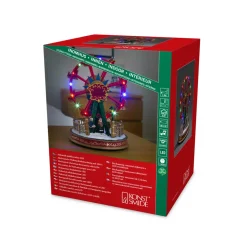 Tafeldecoratie reuzenrad, bonte LEDs en muziek