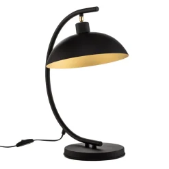 Tafellamp 1036, 1-lamp, zwart-goud