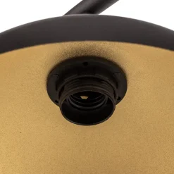 Tafellamp 1036, 1-lamp, zwart-goud