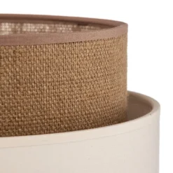 Tafellamp Boho, ecru/jute, hoogte 45 cm