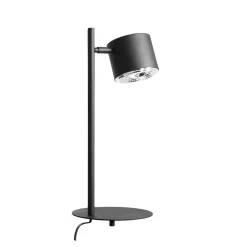 Tafellamp Bot, zwart beweegbare lampenkop