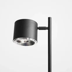 Tafellamp Bot, zwart beweegbare lampenkop