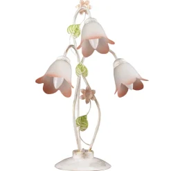 Tafellamp Botton in Florentijnse stijl, 3-lamps