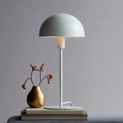 Tafellamp Ellen 20, wit, metaal, fitting E14