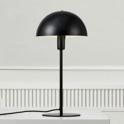 Tafellamp Ellen 20, zwart, metaal, E14 fitting